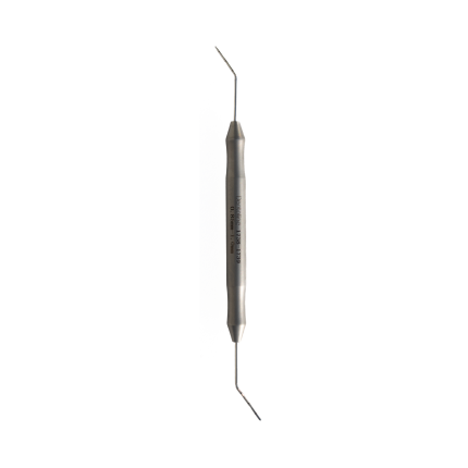 Sonda doble punta especial, silver mate handle + mirrror finish points